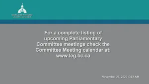 Legislative Assembly of British Columbia Committee A
