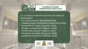 Ontario Parliamentary Network