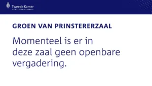Tweede Kamer: Groen van Prinstererzaal